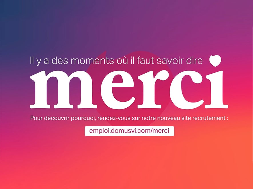 DomusVi visuel Merci