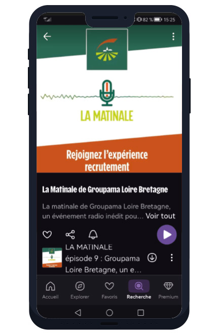 Podcast Matinale sur Deezer