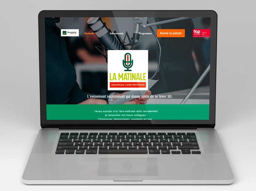 site Groupama la matinale